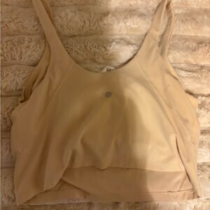 lululemon athletica Women's Beige Camisole